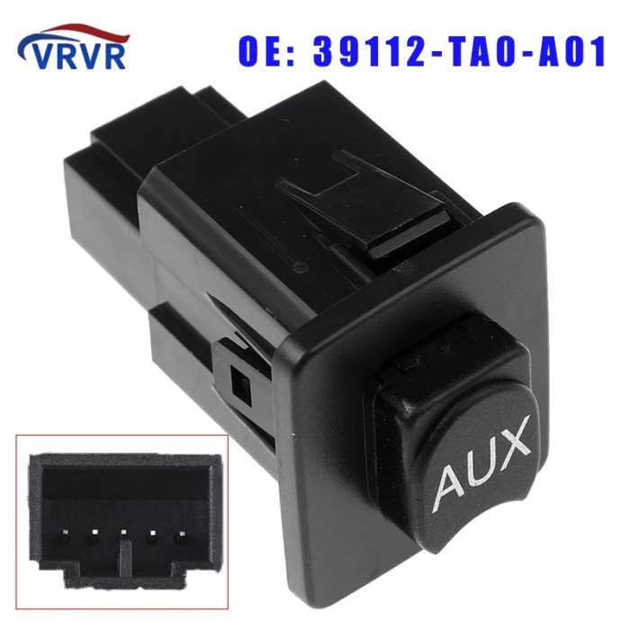 VRVR 39112-TA0-A01 39112TA0A01 AUX Audio Interface For Pilot Auxiliary Auxiliary Input Jack Accord