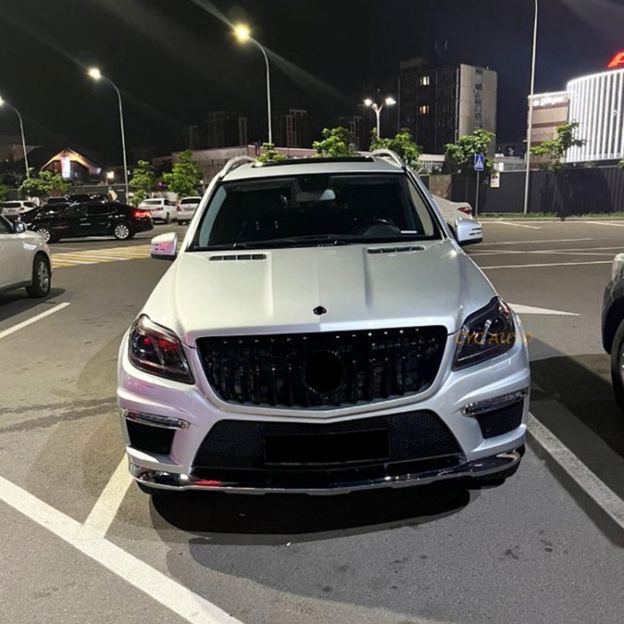 GL63 style bodykit front rear bumper with GT grille For Mercedes Benz GL CLASS W166 X166 2013 2014