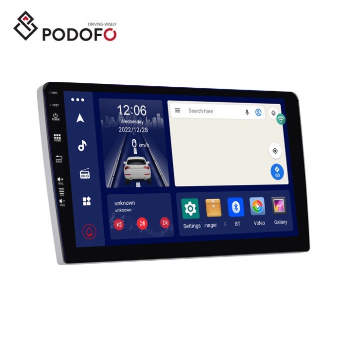 Podofo 10" 2 Din Car Stereo 4+64G&2+32G 8 Core  Android 13 Car Radio Carplay Android Auto 4G WIFI G
