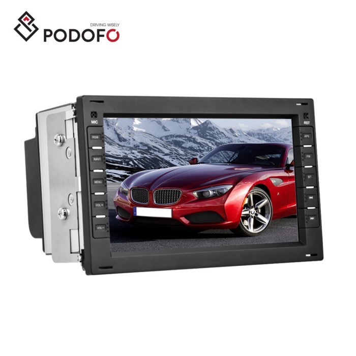 Podofo Android 2+64GB 7" Car Radio Autoradio GPS Wifi BT FM For VW/BORA/POLO MK5/SHARAN /ETTA MK4/C