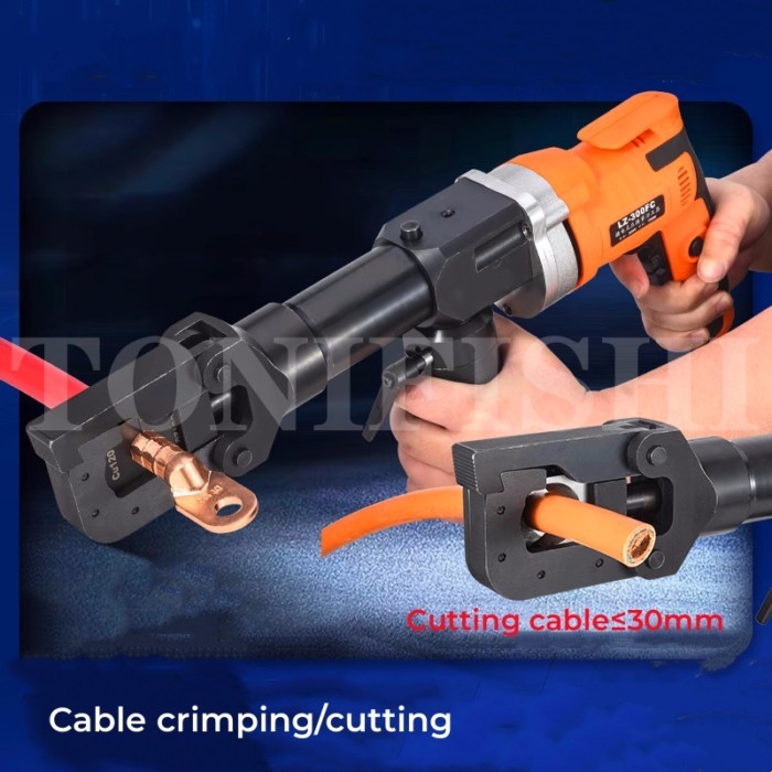 220V LZ-300FC Electric Hydraulic Pliers Crimping Pliers Cable Scissors Cutting Pliers Cable Termina