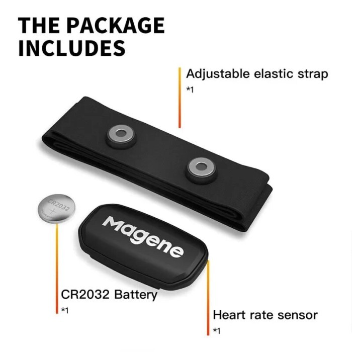 Magene H303 H64 Heart Rate Monitor Mover Sensor Dual ANT Bluetooth With Chest Strap Cycling Compute