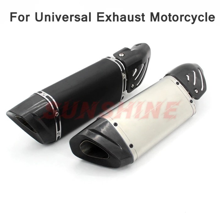 Universal Motorcycle Exhaust Muffler Escape Moto Pitbike Motorcross Pipe Modified ATV For KTM RC390