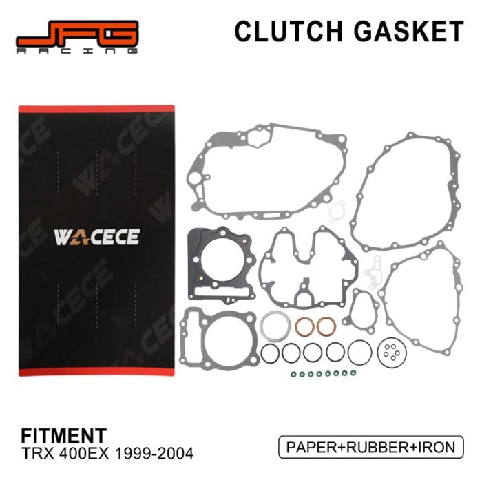 Motorcycle Accessories Clutch Gasket Set Cylinder Engine Clutch Cover Kit For HONDA TRX 400EX TRX40