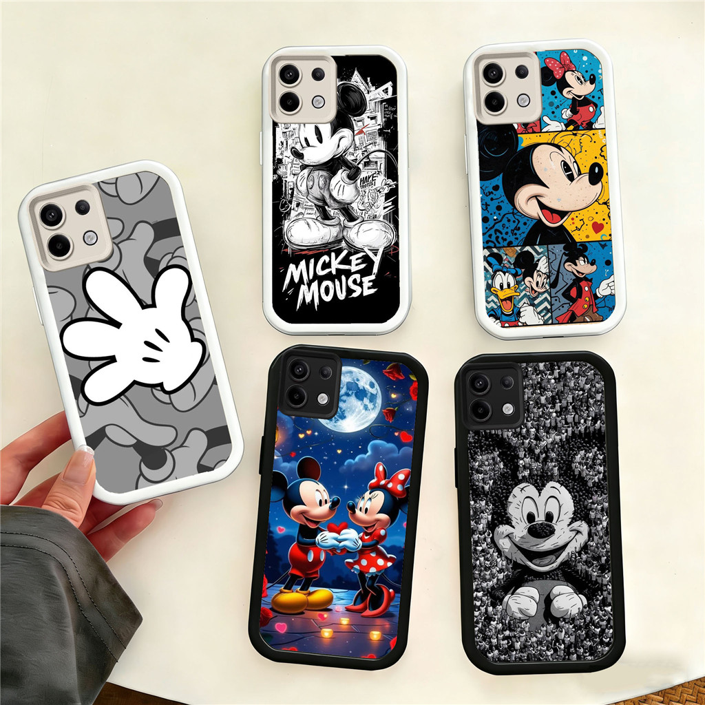 WC16 Mickey และ Minnie สําหรับ Hp ชุบ Tecno ITEL Infinix Spark Pova POP Zero 5 P55 RS4 8 A70 GO 30 7