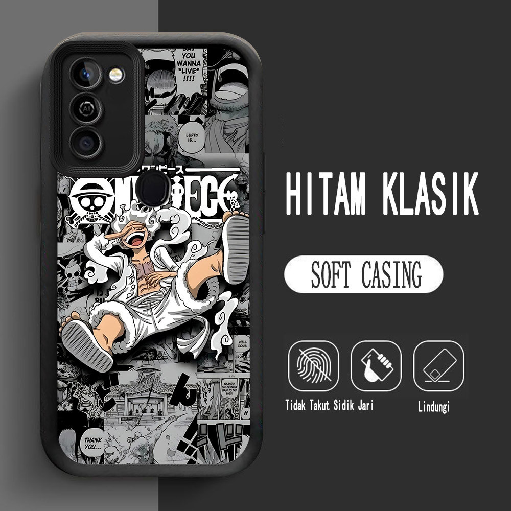 Y-16 เคสซิลิโคน One Piece Luffy สําหรับ Infinix HOT 12 11 10 Play Case