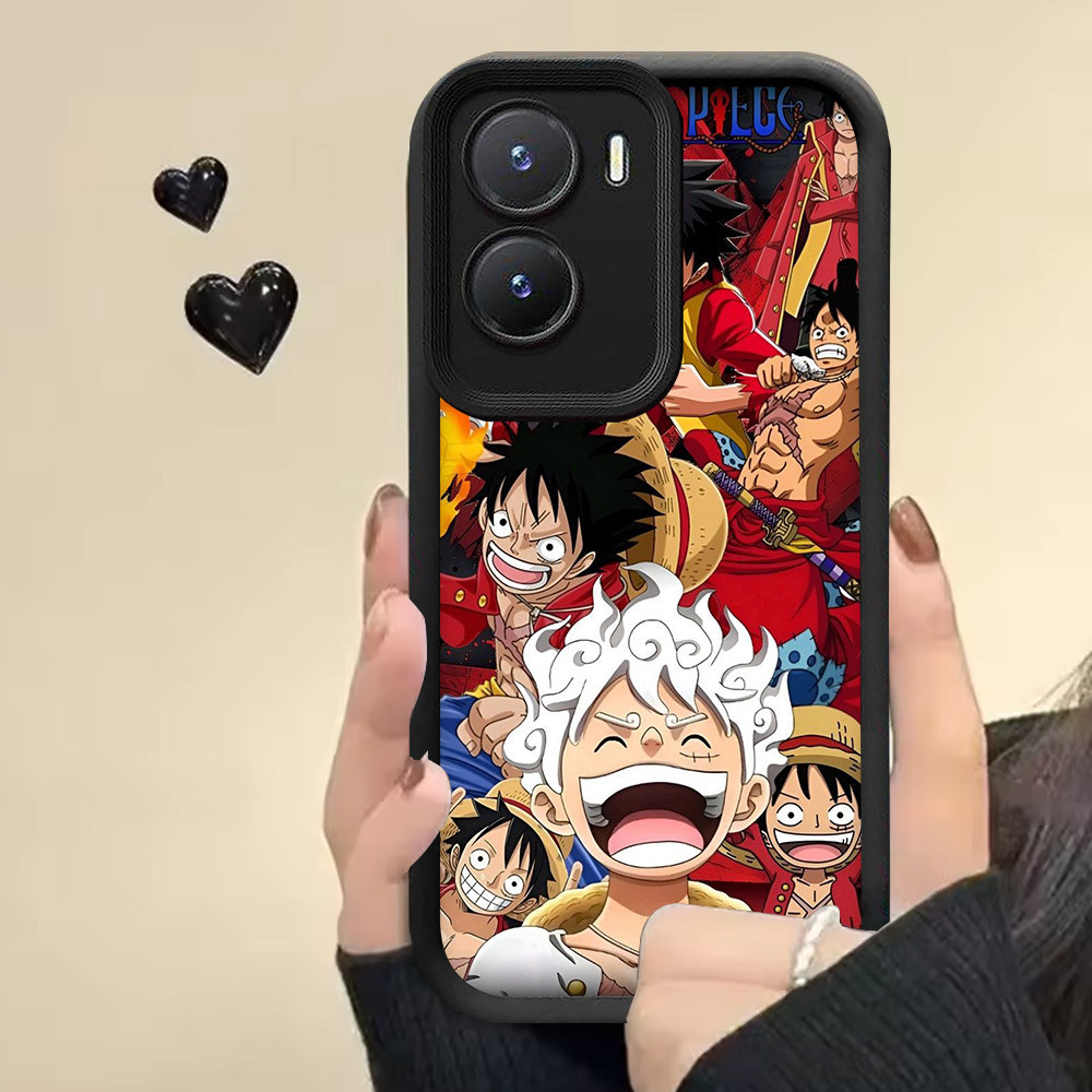 R8 One Piece Luffy ปลอกซิลิโคนสําหรับ VIVO V19 Neo T1 V17 Y75 Y55 5G