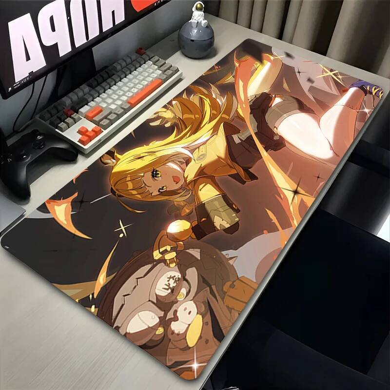 ZZZ แผ่นรองเมาส์ออกแบบลื่นโต๊ะอุปกรณ์เสริมสําหรับเล่นเกมสําหรับบ้านและเกมสําหรับ Gamer น่ารัก Z-Zenl