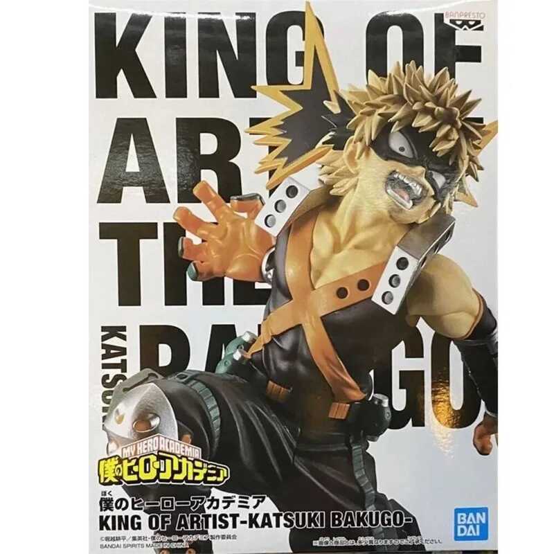 Original Bandai Anime Figure My Hero Academia Bakugou Katsuki Action Figures Texture Doll Toys Coll