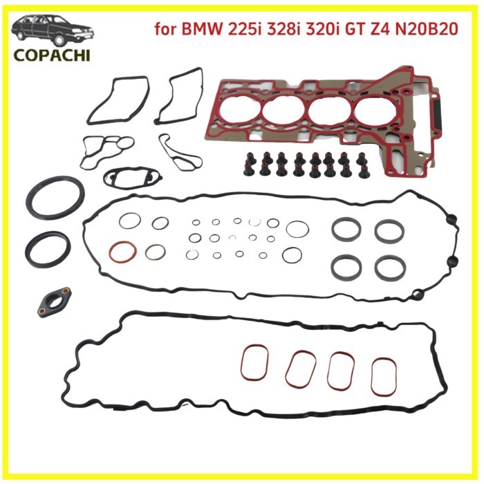 Car MLS Cylinder Head Gasket Set 11128676519 for BMW 225i 328i 320i GT Z4 N20B20 12-17 BMW F20 E84