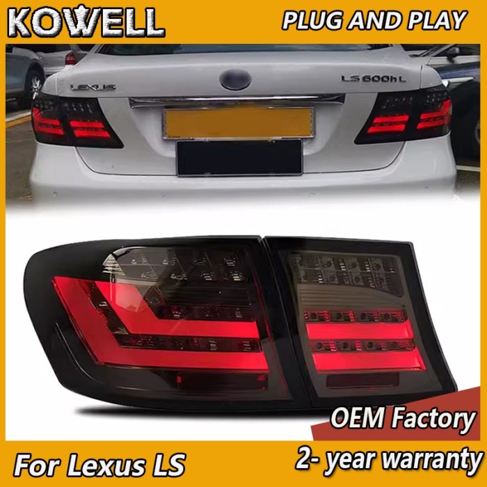 Car Styling for Lexus LS460 Tail Light 2006-2009 LS400 Taillight LS430 LS500 LS600 Rear DRL Fog Bra