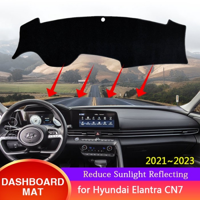 for Hyundai Elantra Avante i30 Sedan CN7 2021 2022 2023 Dashboard Cover Sunshade Anti-sun Protect C