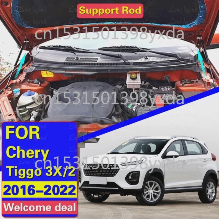 For Chery Tiggo 3X / 2 2016-2022 Car-Styling Refit Bonnet Hood Gas Shock Lift Strut Bars Support Ro