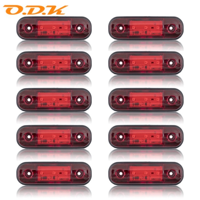 4x/6x/8x/10x LED Side Marker 12V 24V Waterproof Car Accessories LED Marker Lamp Trailer Light Rear