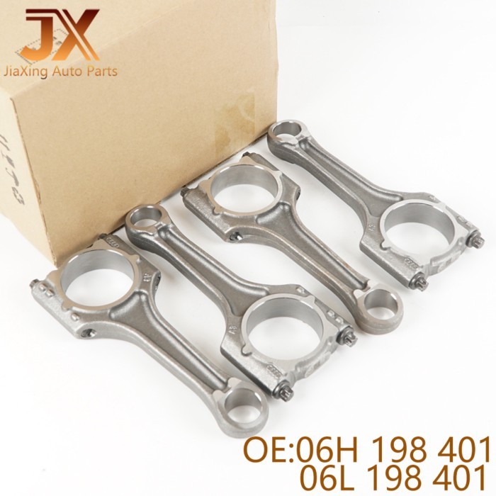 NEW 06H 198 401 A 4Pcs Engine Connecting Rod Kit Fit For Audi A4 TT Q5 VW Golf Passat Skoda Seat 2.