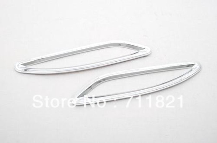 Car Styling Chrome Rear Reflector Plate Trim For Hyundai Sonata i45