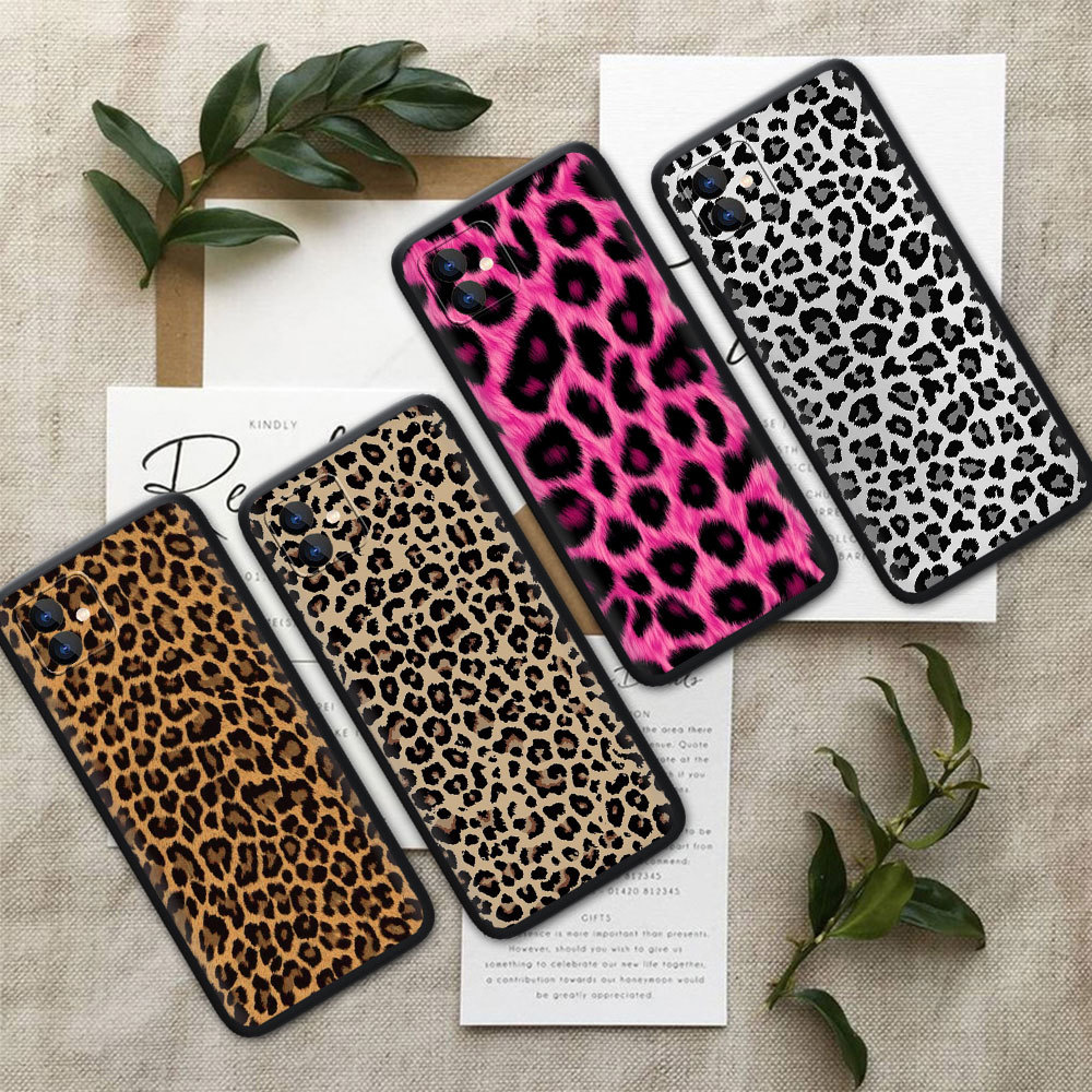 เคสโทรศัพท์สําหรับ Huawei Y6P Y7A Y8P Y9A Y5P Nova Y61 10SE K9A7 เสือดาวพิมพ์ซิลิโคนนุ่ม