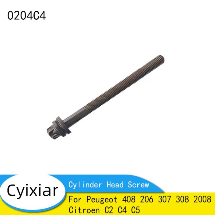 Cylinder Head Screw 0204C4 0204.C4 For Peugeot 408 206 307 308 2008 Citroen C2 C4 C5