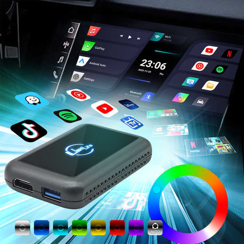 Wireless CarPy Car Magic Box 3 in 1 Android AndroidAuto Overseas Youtube Internet Netflix