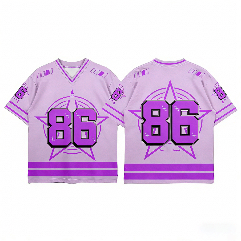 Oversize Boxy Vintage Jersey Starlight 86 NTZN039 Men/Women Sport (unisex)