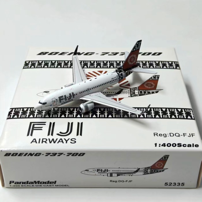 1: 400 PandaModel 52335 Fiji Airlines B737-700 จําลองเครื่องบินเครื่องประดับรุ่นรถเครื่องประดับ