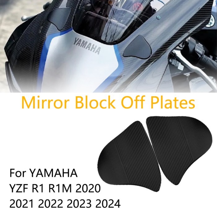 For YAMAHA  YZF R1 YZF R1M YZF-R1 YZF-R1M 2020-2023 2024 Rearview Base Seat Decorative Cover Rearvi