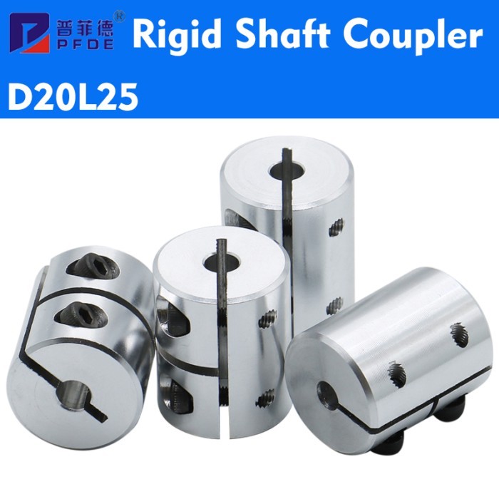 1PC 3D Printer T8 Lead Screw Rigid Shaft Coupler Clamp Stepper Servo Motor Coupling D20L25 5x8 for