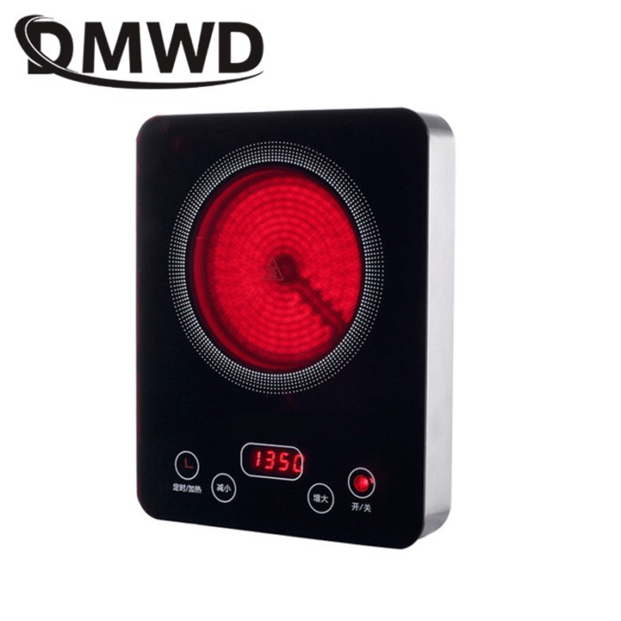 DMWD Mini Electric Ceramic Stove Induction Cooker Hotpot Plate Noodle Cooking Furnace Tea Brewing W