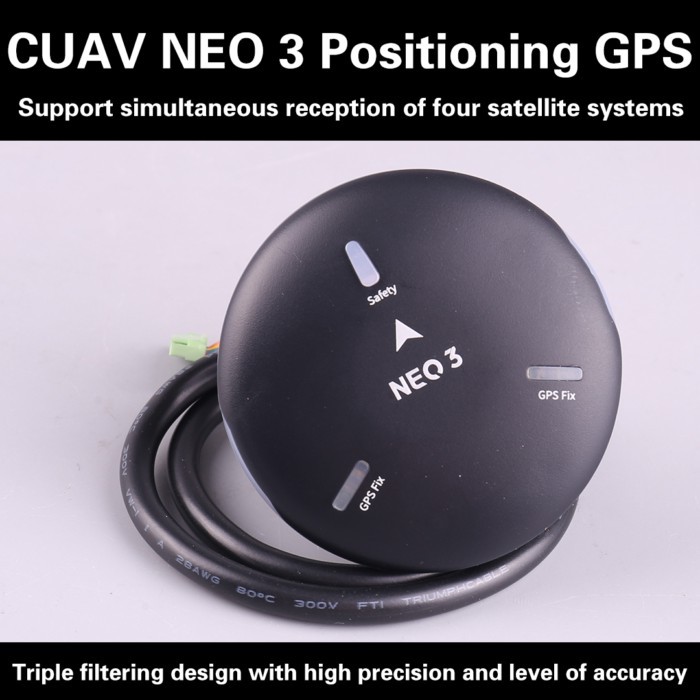 CUAV New NEO 3 GNSS U-blox M9N GPS Module for Pixhawk Compass Support Ardupilot PX4 Open Source UAV