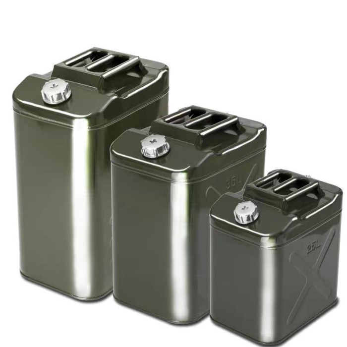 l ถังน้ำมันเหล็กหนา ถังน้ำมันเบนซิน 30 ลิตร 20 ลิตร 10 ลิตร ถังดีเซล 5 ลิตร ถังเติมน้ำมัน ถังพิเศษน