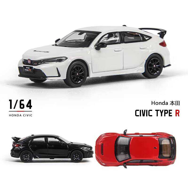 1: 64 รถ Honda CIVIC รุ่น CIVIC ประเภท R FL5 จําลองรถของเล่นเครื่องประดับ