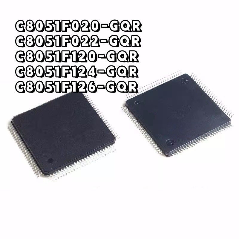 ยี่ห้อใหม่ C8051F020 F022 F126 F120 F124-GQR LQFP100 Microcontroller ชิป