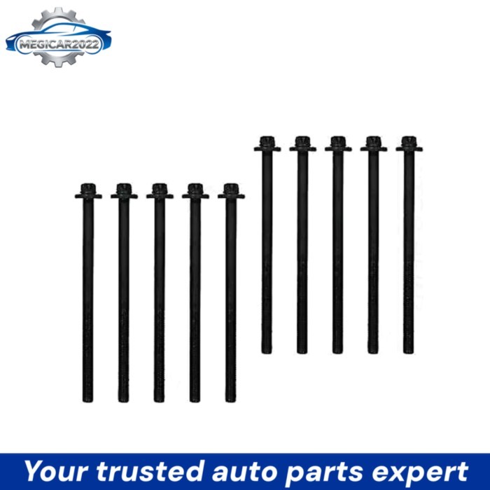 Engine Head Bolt Kit Fit 2.0 L For BMW N47 N47D20 N47D20B N47D20C N47D20D 2.0L X1 X3 X5 X4 F10 2006