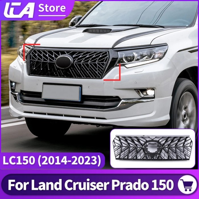 For Toyota Land Cruiser Prado 150 Grille Modification Lc1502014-2021 Grille Highlight Strip TRD Fro