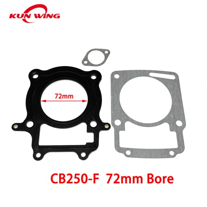 Engine Cylinder Gasket for Zongshen CB250F CB250-F CPS250 KAYO T4 Z1 NX6 250cc 72MM 172FMM