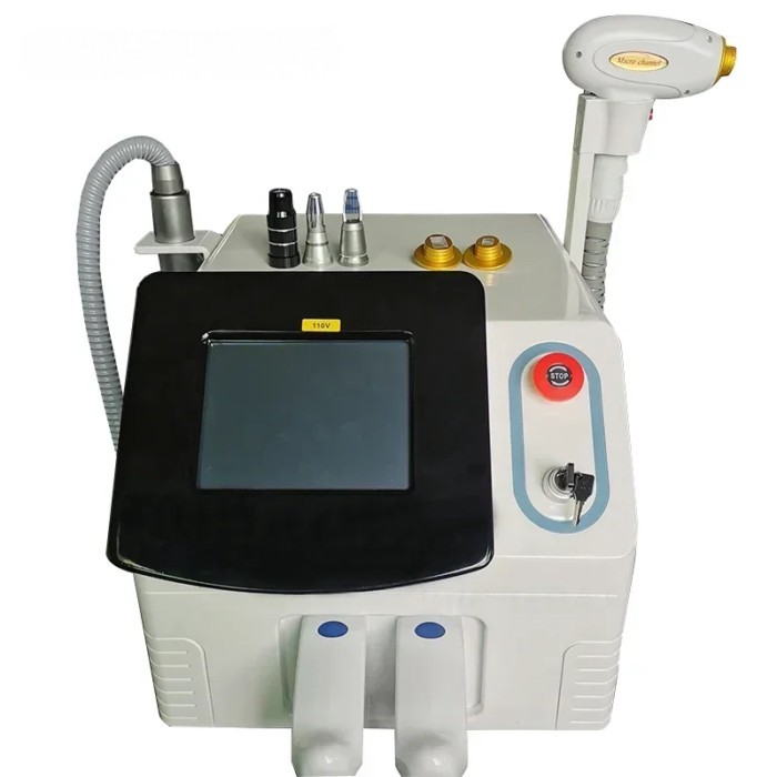 Hot Selling 2 in 1 808 Diode Laser Permanent Hair Removal Q Switched Nd Yag Portable Laser Tattoo R