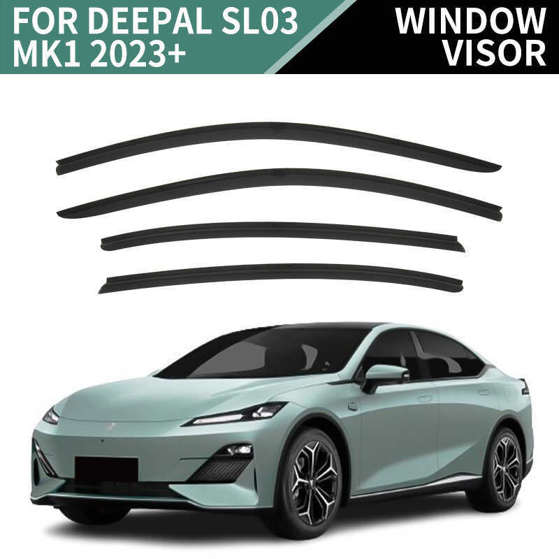 เหมาะสําหรับสีน้ําเงินเข้ม SL03 ที่บังแดดกันฝนแบบหน้าต่าง Rain Eyebrow Deepal SL03 ที่บังแดดหน้าต่าง