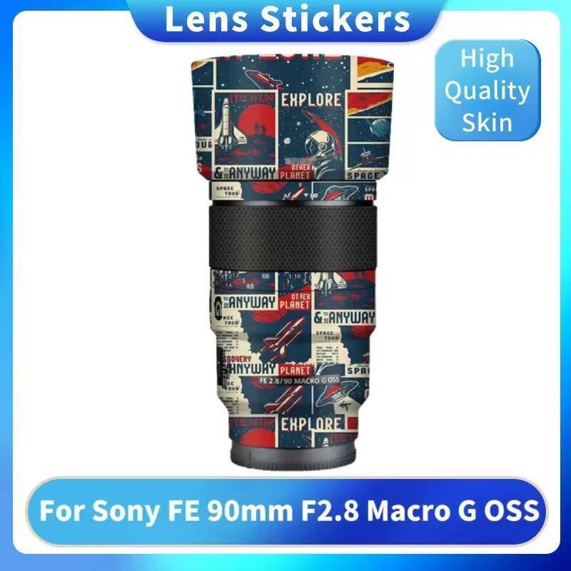 SEL90M28G เลนส์กล้องสติกเกอร์ Coat Wrap ฟิล์มป้องกัน Body Decal ผิวสําหรับ Sony FE 90 F2.8 90 มม.2.8