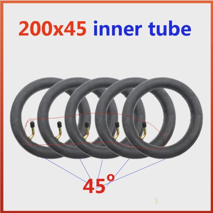 200x45 Inflated inner tube For E-twow S2 Scooter Pneumatic Wheel 8" Scooter Wheelchair Air wheel in