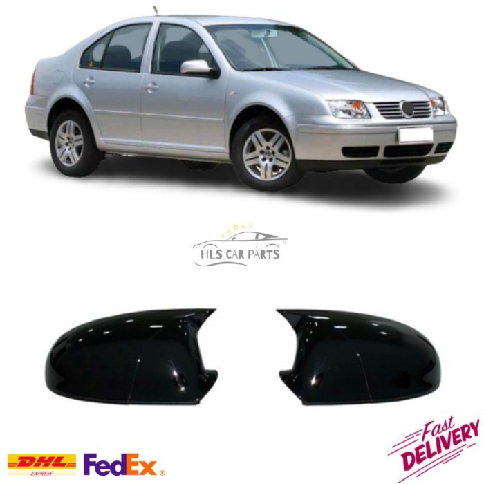 Bat Mirror Cover for VW Golf 4 Bora A4 MK4 1999-2006 GTI R32 Car Accessories Shiny Piano Black Tuni