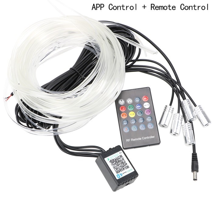 LED Strip Light Flexible EL Wire Remote Control Ambient Lamp Car Atmosphere Lamp Car Interior Light
