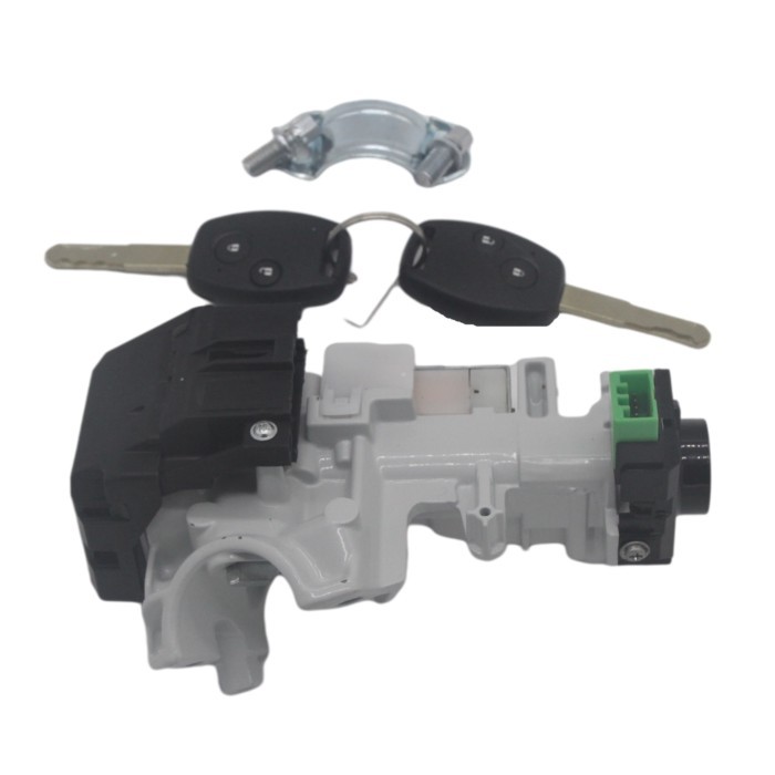 AL205 IGNITION SWITCH LOCK BARREL TRANS 2 KEYS WITH 46 CHIP FOR HONDA CIVIC 06-08 UK9R