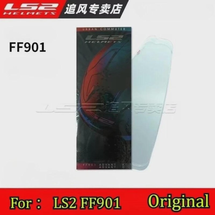 Original LS2 FF901 Advant X Helmet  Ff901 Transparent Anti-fog Sticker Helmet Accessories