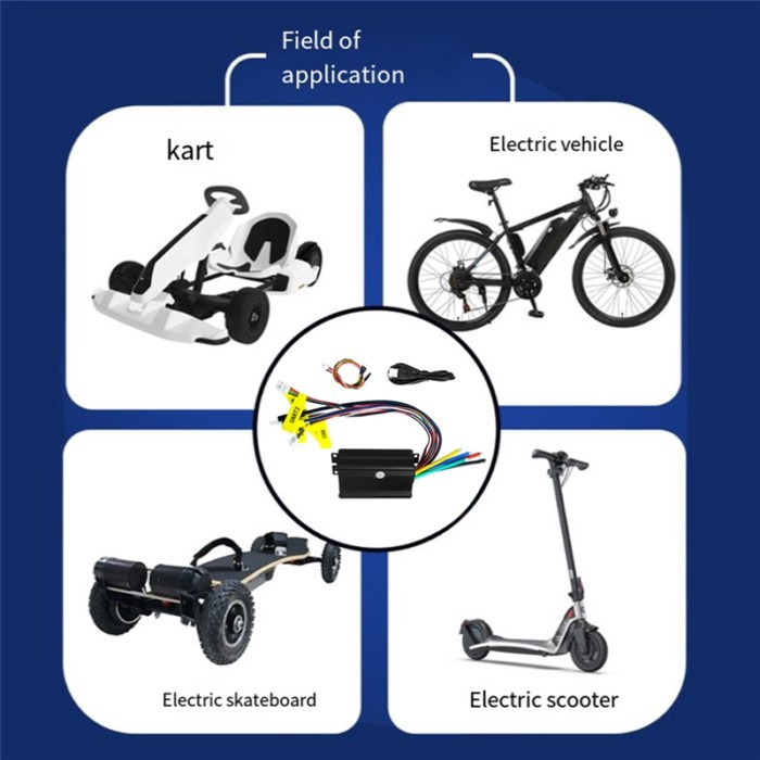4-16S 100A 75V Brushless Motor Controller 75100 FOC Single Drive ESC Speed Controller For Electric