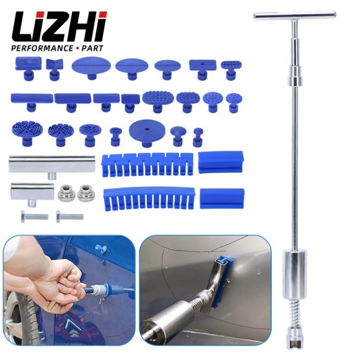 Professional Car Paintless Dent Repair Tools Dent Repair Kit Dent Removal Kits Dent Remover Dent Pu
