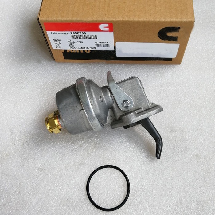 Fuel Lift Pump Fits Case Backhoe Loader 580M 580SM 580SN Wheel Loader 521D 621D 2830122 2830266 BCD