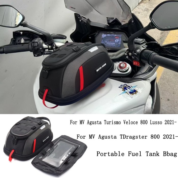 Tank Bag For MV Agusta Turismo Veloce 800 Lusso 2021- Portable Fuel Tank Bbag For MV Agusta TDragst