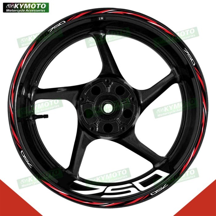 Motorcycle Wheel Sticker Fairing Hub Reflective Decal Rim Protector Decal Strip 17 Inch Fairing Acc