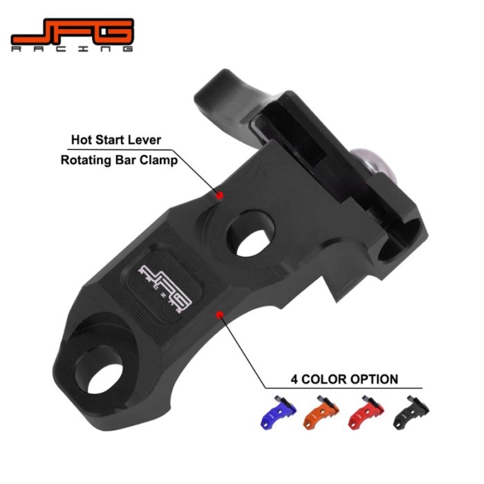 Motorcycle Rotating Bar Clamp Hot Start Lever For KAWASAKI KX65 KX85 KX100 KX125 KX250 KX500 KX250F