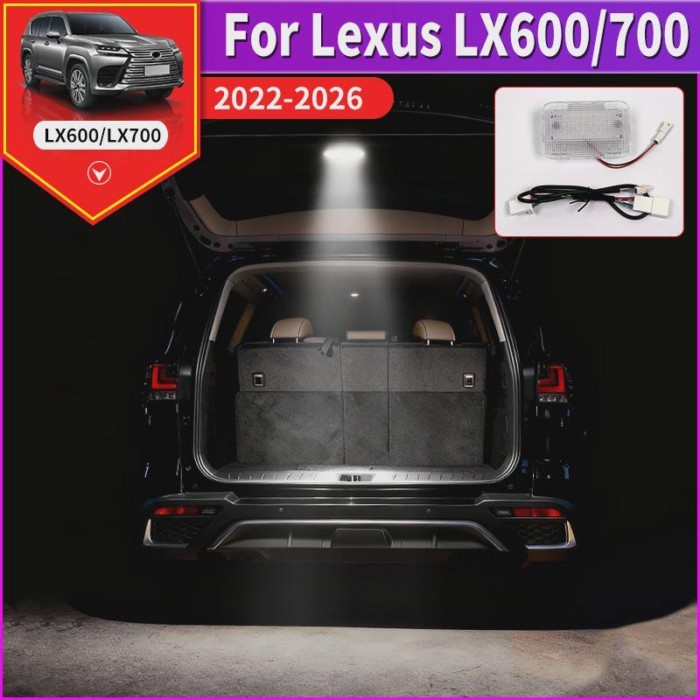 For Toyota Lexus LX600 LX700 600 2022-2025 LED Tailgate Light Lamp Waterproof Trunk Door Courtesy L